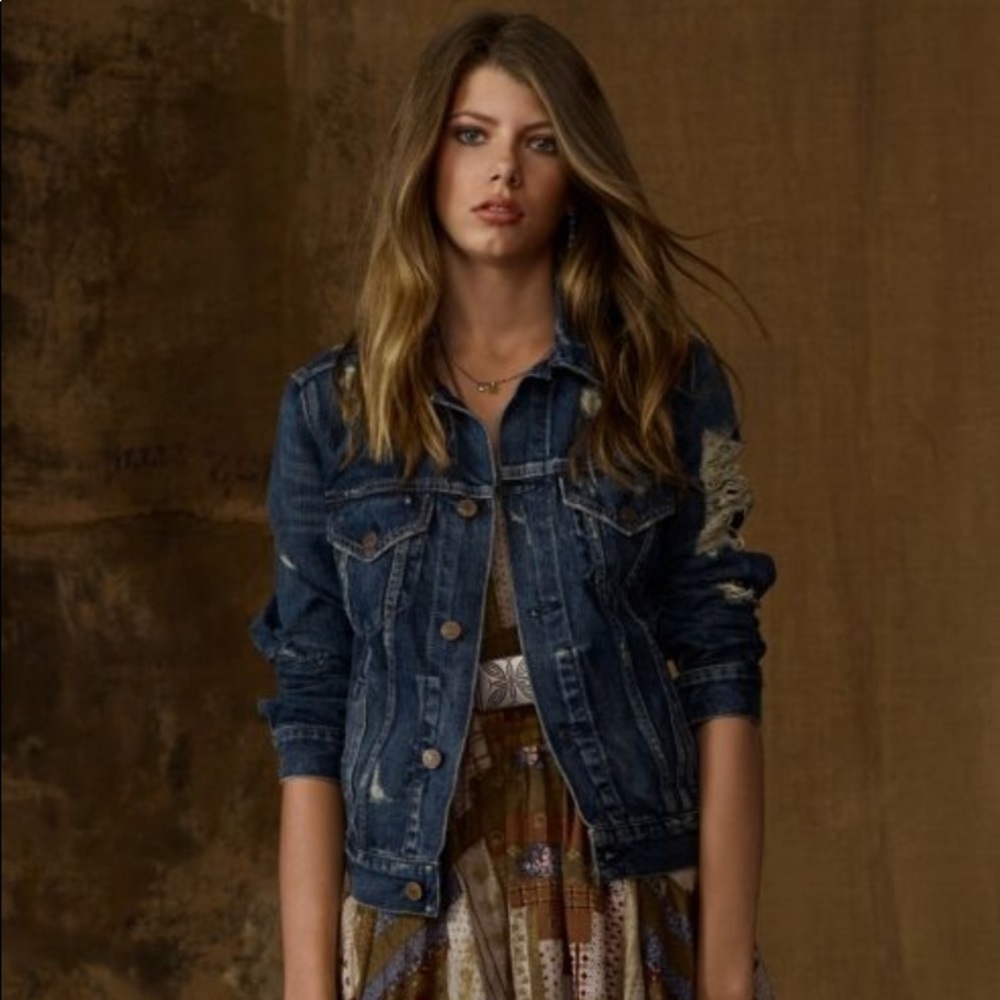 Ralph Lauren Denim and Supply distressed jacket